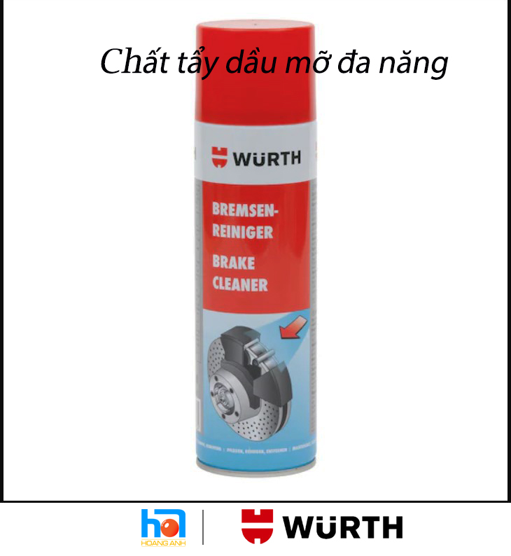 WURTH CHẤT TẨY RỬA DẦU MỠ ĐA NĂNG 500ML